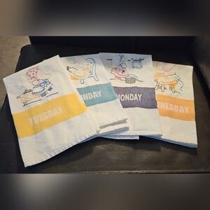 Martha Stewart 7 Days Of The Week Kitchen Towels